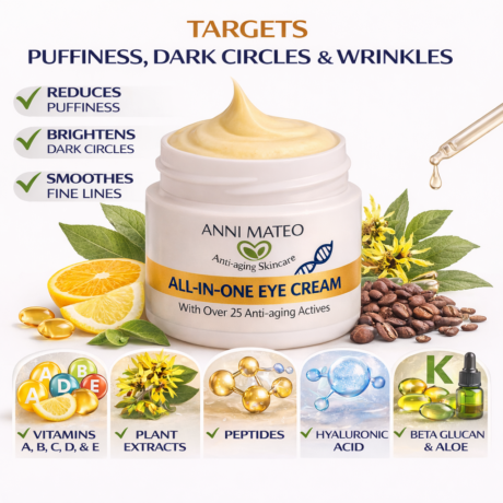 All-In-One Anti-Aging Peptide Eye Cream for Dark Circles & Puffiness