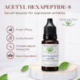 Acetyl hexapeptide-8 serum booster bottle