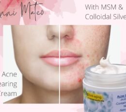 Acne Eradicating Colloidal Silver and MSM Cream