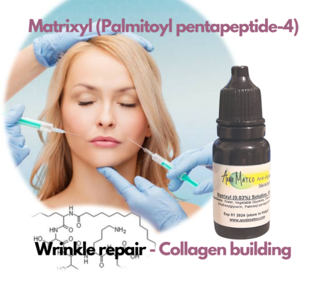 Matrixyl (Palmitoyl pentapeptide-4) wrinkle repair and collagen stimulating peptide solution