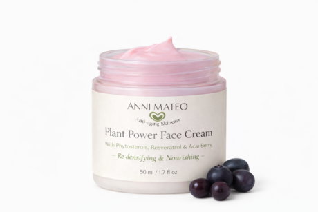 anti-aging antioxidant cream with phytosterol, reservatrol and acai berry