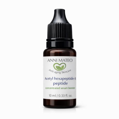 Acetyl hexapeptide-8 serum booster bottle