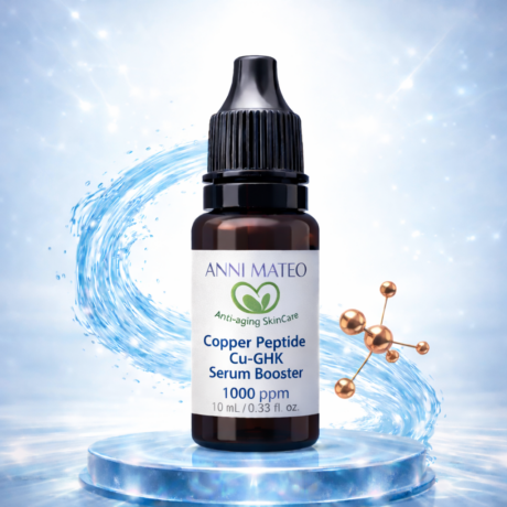 Concentrated Copper Peptide Serum Booster for Skin & Hair (CU-GHK)