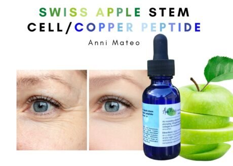 Swiss apple stem cell extract and triple copper peptide serum