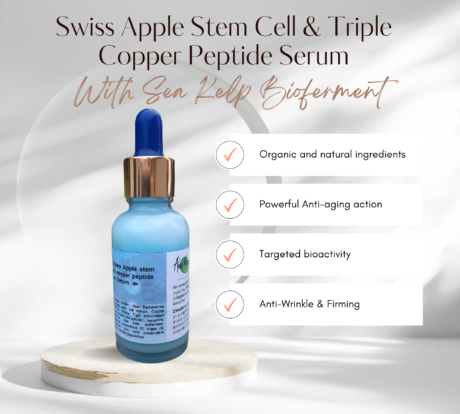 apple stem cell and triple copper peptide serum