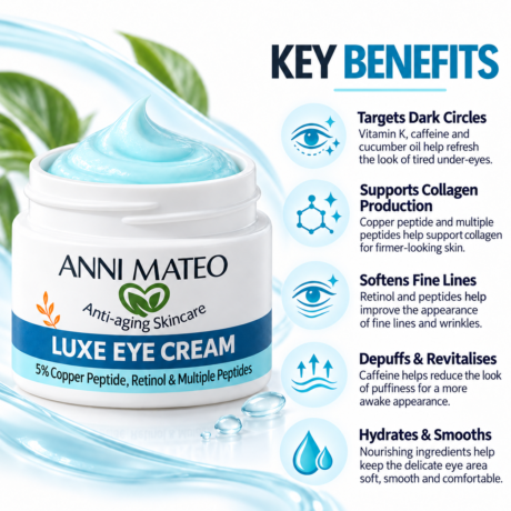key benefits of Anni Mateo Advanced Luxe Eye Cream