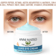  luxe eye cream with copper peptide and retinol for puffy eyes and dark circles.