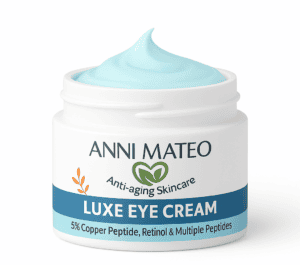 Advanced Luxe Anti-Aging Eye Cream with Copper Peptides & Retinol