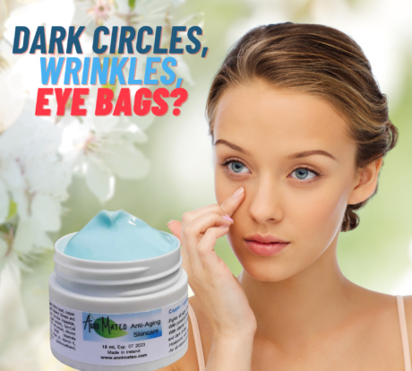 luxe eye cream with copper peptide and retinol for puffy eyes and dark circles.