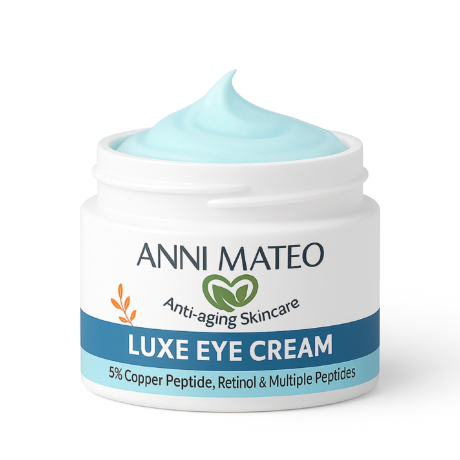 Advanced Luxe Anti-Aging Eye Cream with Copper Peptides & Retinol